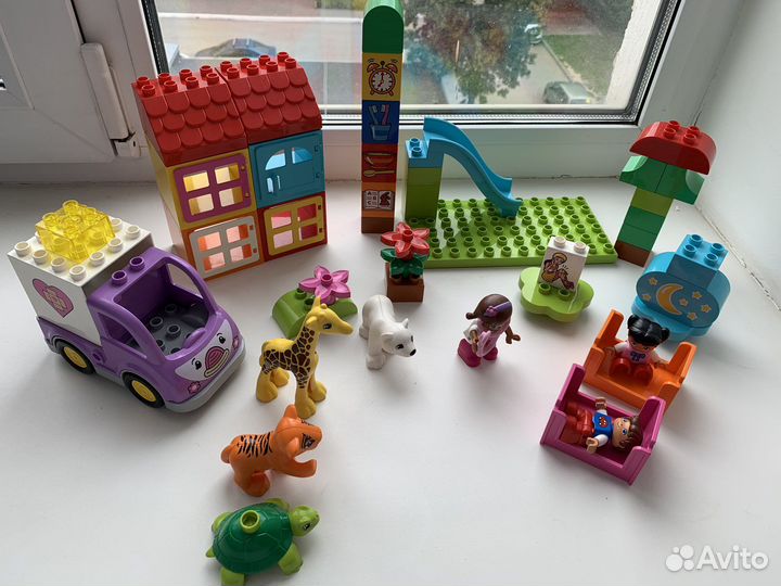 Lego duplo два набора доктор Плюшева,Африка