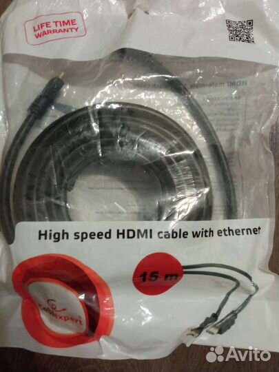 Кабель hdmi 15 метров Cablexpert