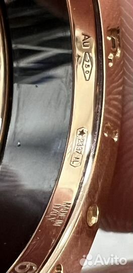 Золотое кольцо Bvlgari Zero