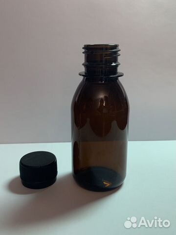 Пластиковая банка 100 мл с крышкой