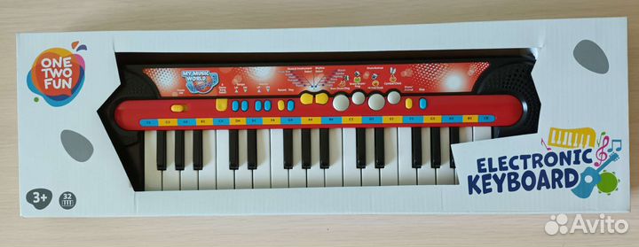 Детский синтезатор новый