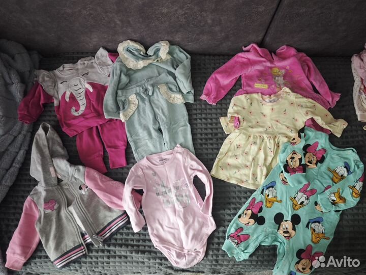 Пакет одежды (большой) на девочку размер 56-80