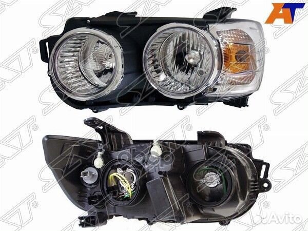 Фара chevrolet aveo 11-15 LH окантовка хром st2
