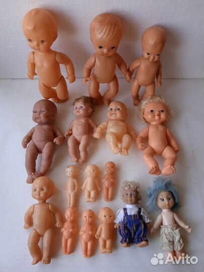 Пупс кукла СССР ГДР пупсик пластик пупсики