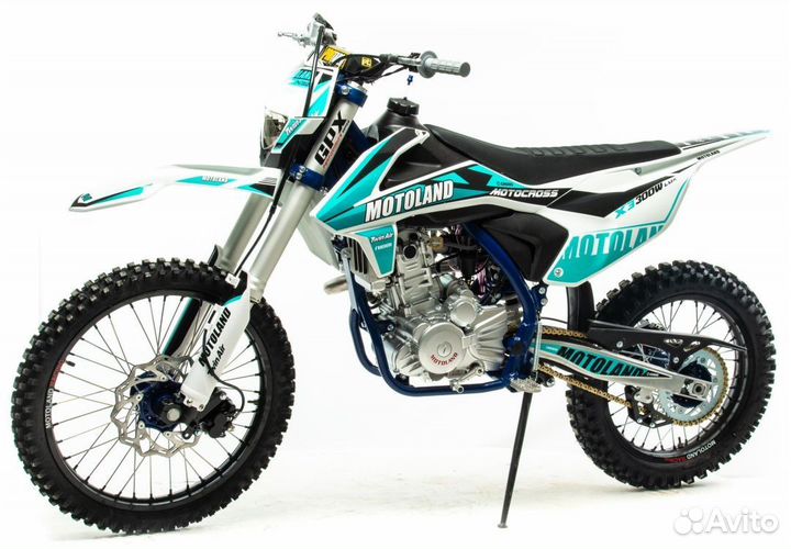 Мотоцикл Кросс Motoland X3 250 LUX (172FMM) синий