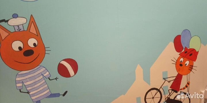 Художественная роспись стен/детских комнат