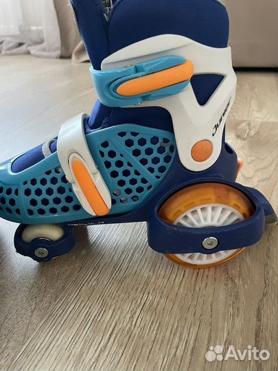 Роликовые коньки детские раздвижные 29-32р-р