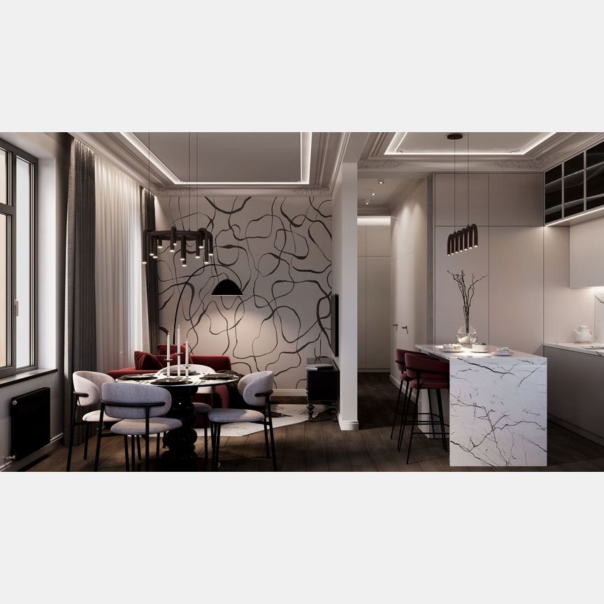 2-к. квартира, 57,7 м², 8/12 эт.