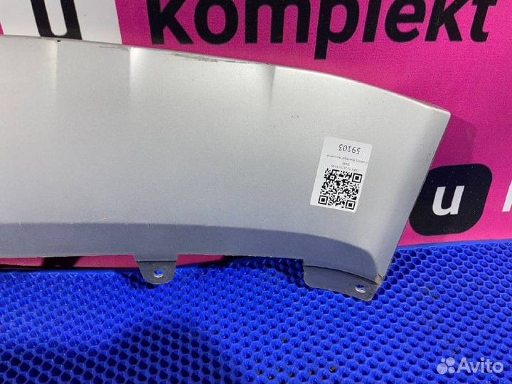 Спойлер переднего бампера BMW X4