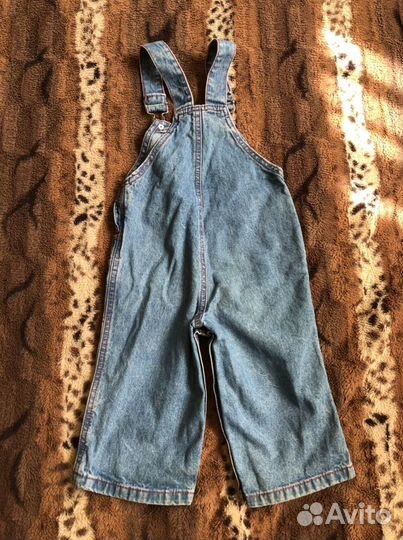 Комбинезон джинсовый для девочки 92