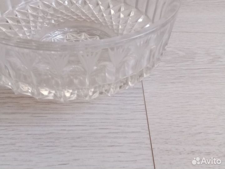 Хрустальная фруктовница СССР