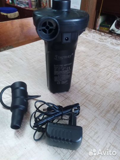 Насос аккумуляторный для лодки и других надувных