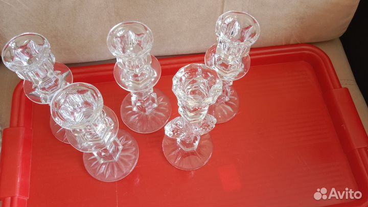 Подсвечник стекло СССР