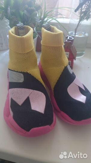 Кроссовки-носки для девочки, слипоны
