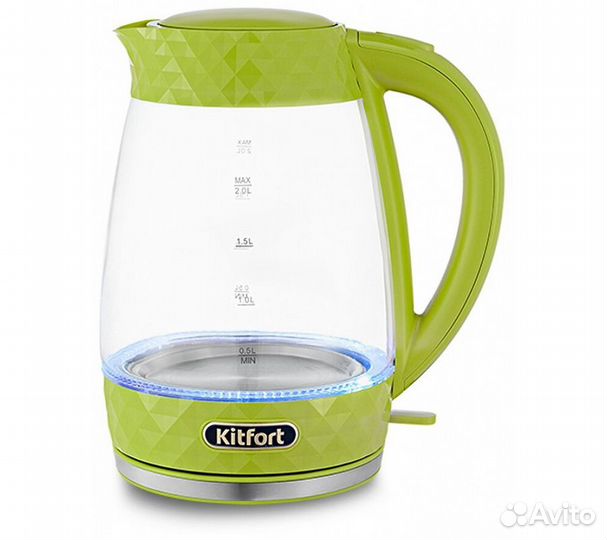 Чайник Kitfort кт-6123-2 салатовый