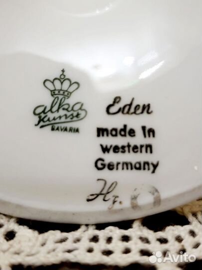 Винтажная фарфоровая ваза из Баварии