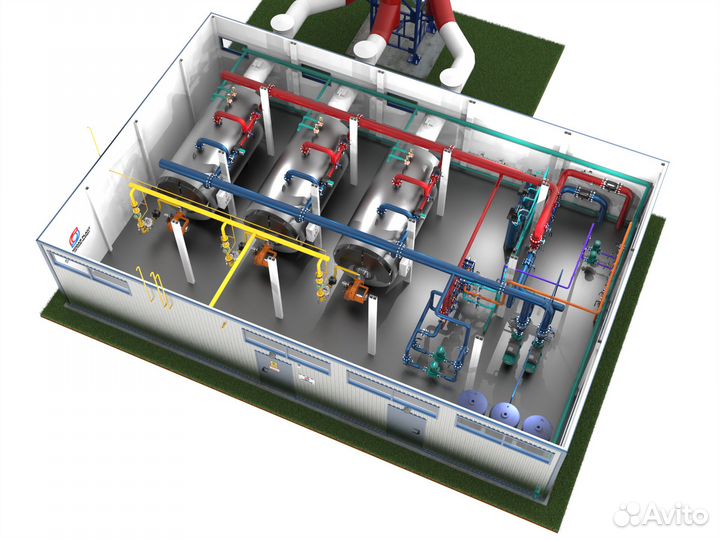 Блочно-модульная пароводогрейная котельная ECO-PAR