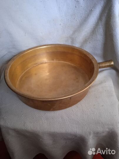 Таз, миска из латуни СССР