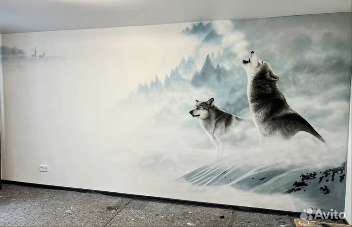 Роспись стен. Граффити. 3D стрит-арт. Аэрография