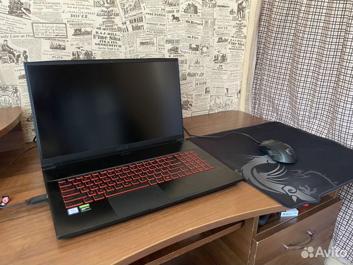 Игровой ноутбук MSI Katana GF75 Thin