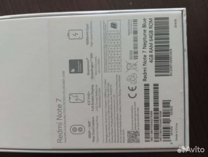 Телефон xiaomi redmi note 7