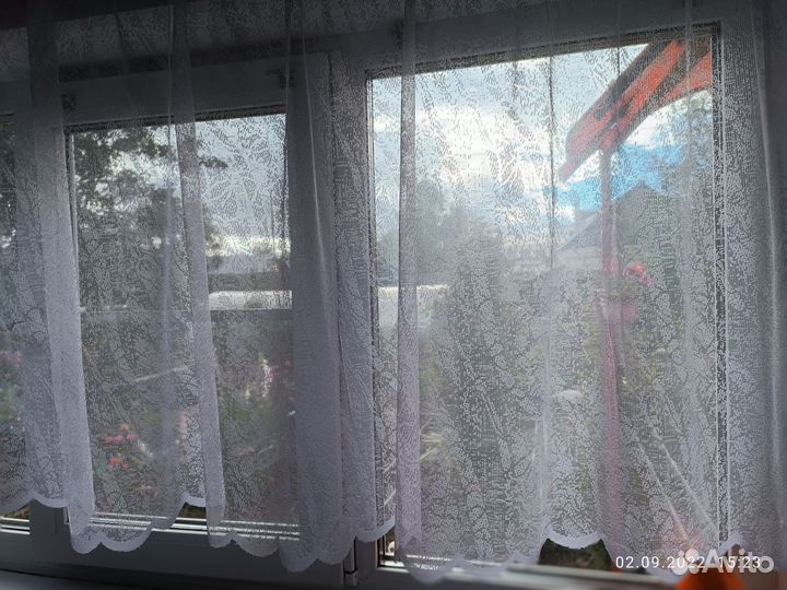 Тюль короткий