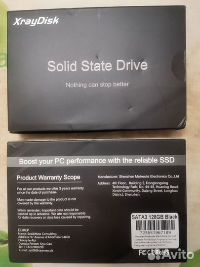 SSD 128 256 и 512 гб. Новые