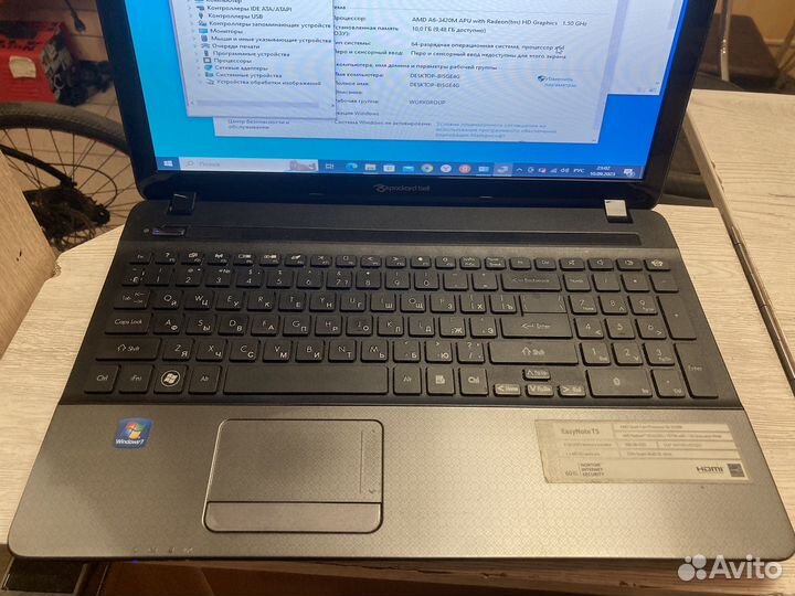 Ноутбук Packard bell