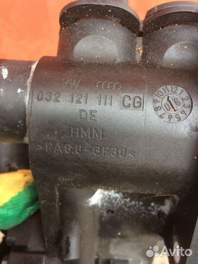 Корпус термостата Шкода Фабия 2 2008 год 1.4