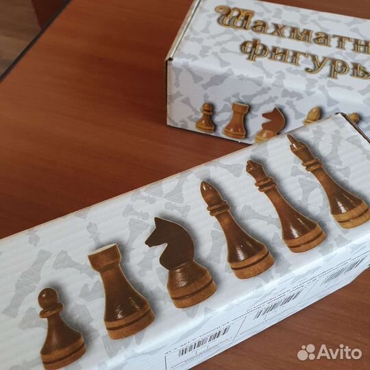 Фигуры шахматные Новые (зелёная подложка)