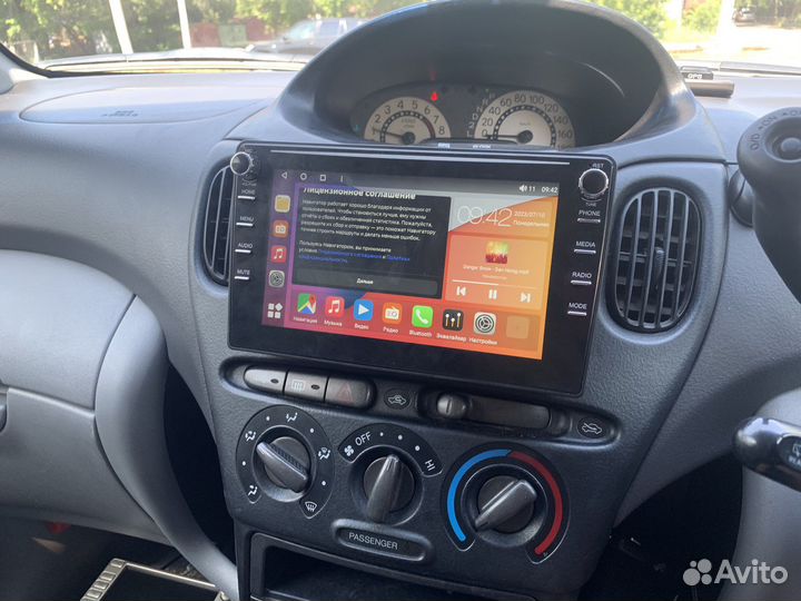 Мгнитола на Toyota FunCargo 1999-2005