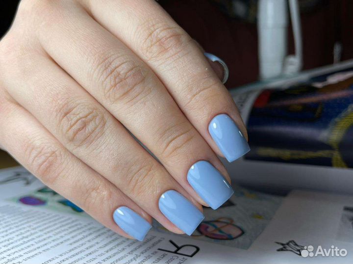 Наращивание ногтей, маникюр с покрытием гель лака