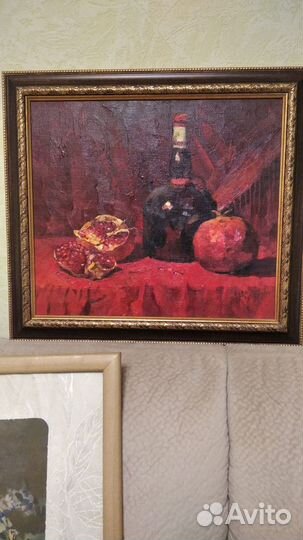 Картина маслом на холсте натюрморт