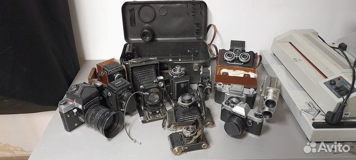 Коллекция плёночных фотоаппаратов+