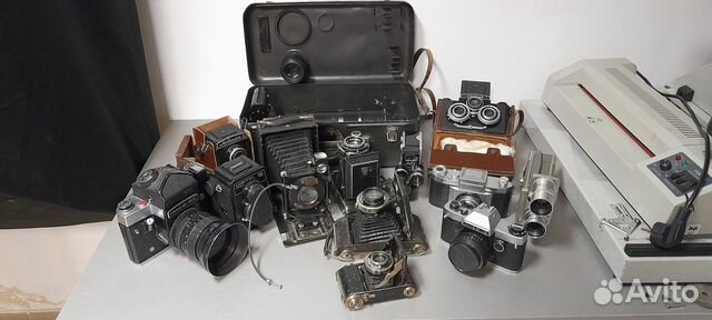 Коллекция плёночных фотоаппаратов+