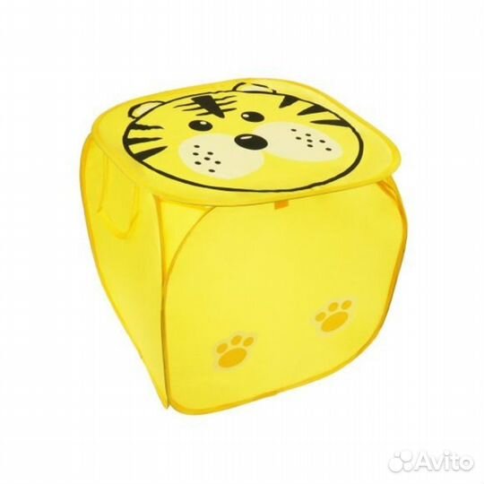 Корзина для хранения игрушек Тигренок 43х43х43 см