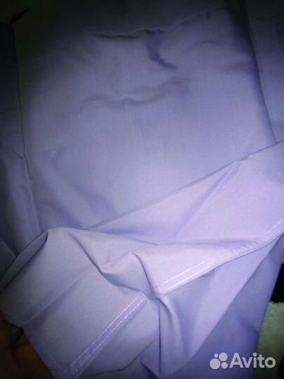 Турция.Рубашка без глажки Хрустящий хлопок140-146р