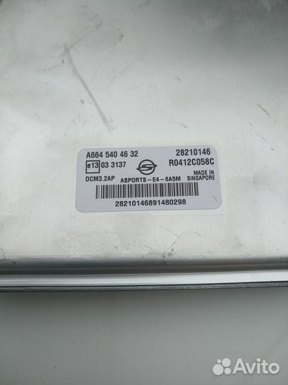 Блок управления двигателем Ssangyong euro 4