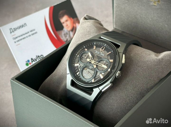 Bulova Curv Chrono оригинал