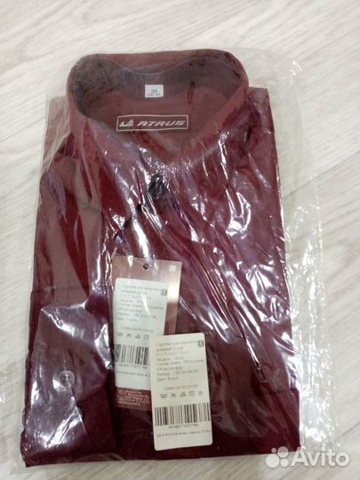 Рубашка с длинным рукавом на рост 158/164