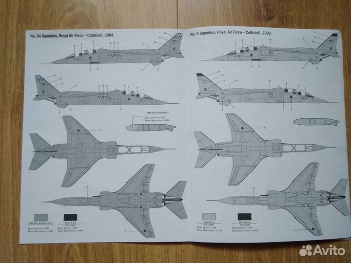 Самолёт Jaguar T.2/E 1/72 Italeri 1251