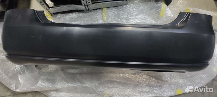 Бампер задний поло седан дорестайлинг