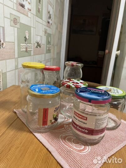 Банки стеклянные 1 л, 0,8л, 0,5 л