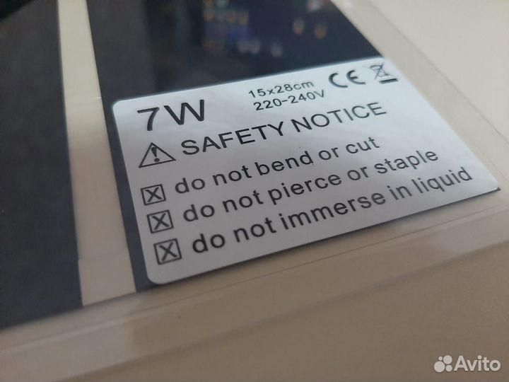 Термоковрик 7W с терморегулятором для рептилий