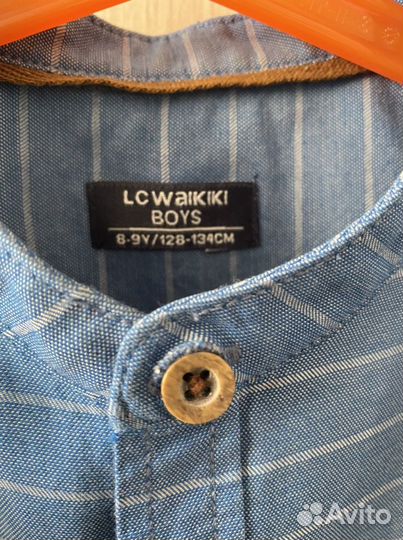 Рубашка под джинсу рост 134