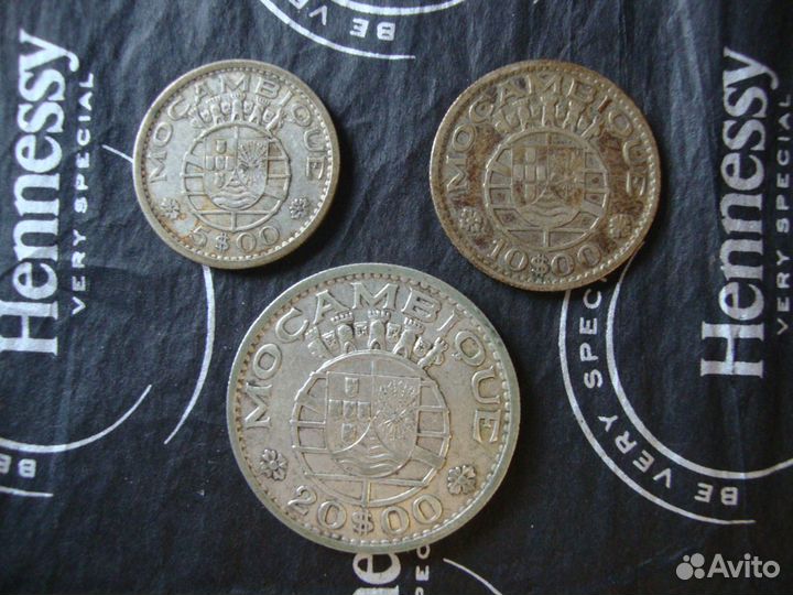 Серебряные монеты Португальский Мозамбик