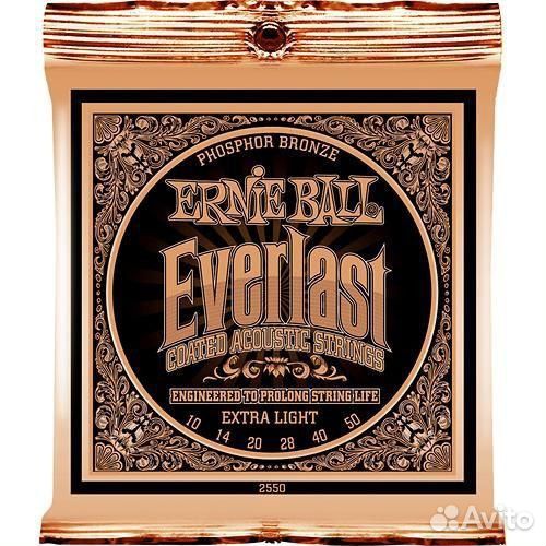 Ernie Ball cтруны Everlast Phosphor Bronze