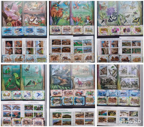 Марки Фауна и Флора альб