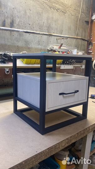 Тумба прикроватная в стиле лофт