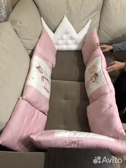 Набор бортиков для детской кровати